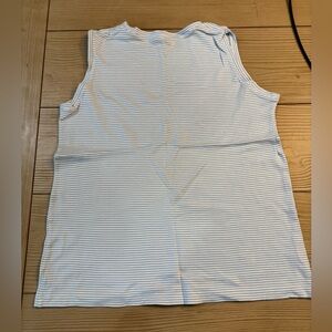 Lake crew tank shorts set in hydrangea and white